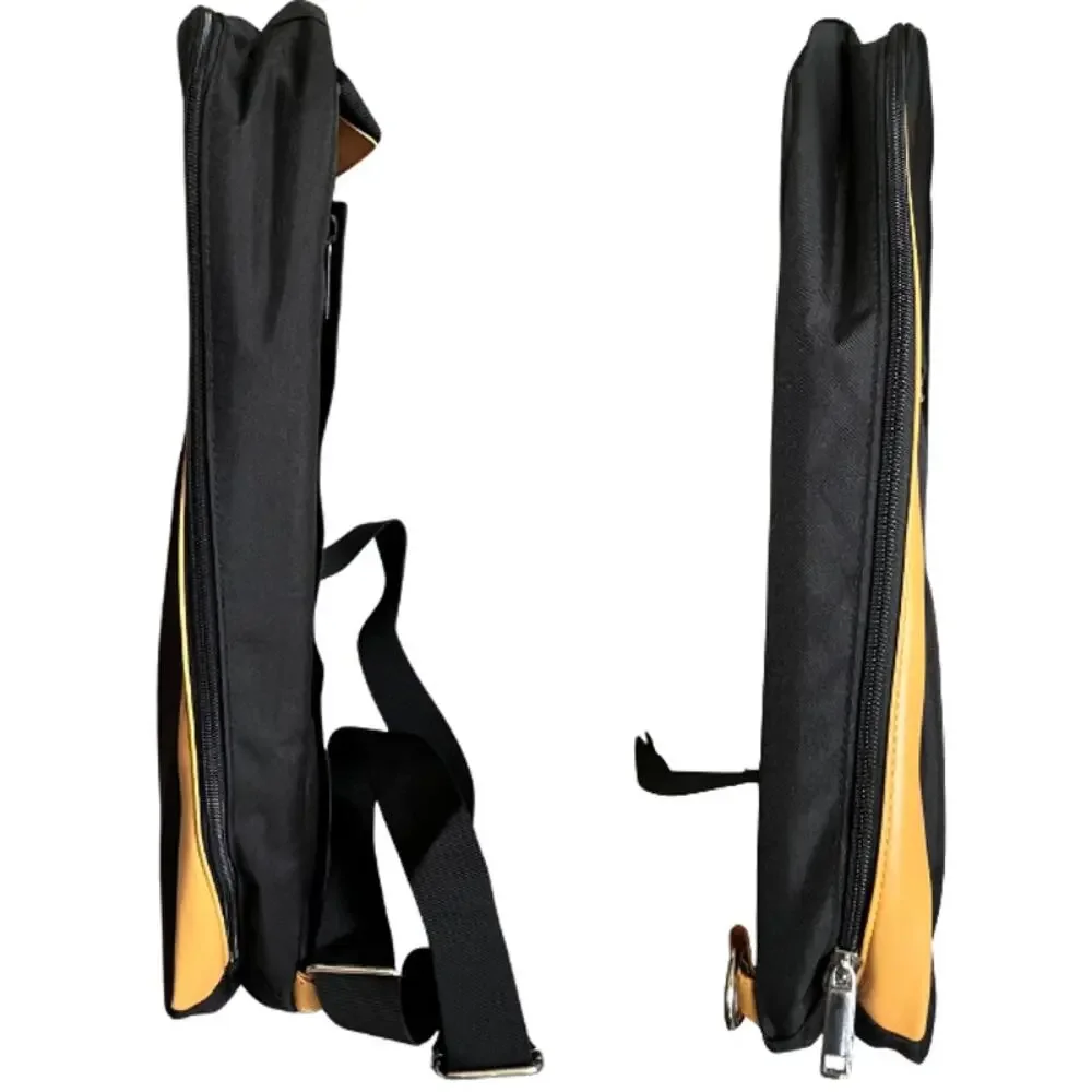 Black Multicompartment Computer Bag Adjustable Cross Strap Reinforced Handle